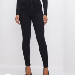 Good American Good Leg Skinny Jeans, Black, Size 0/25